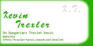 kevin trexler business card